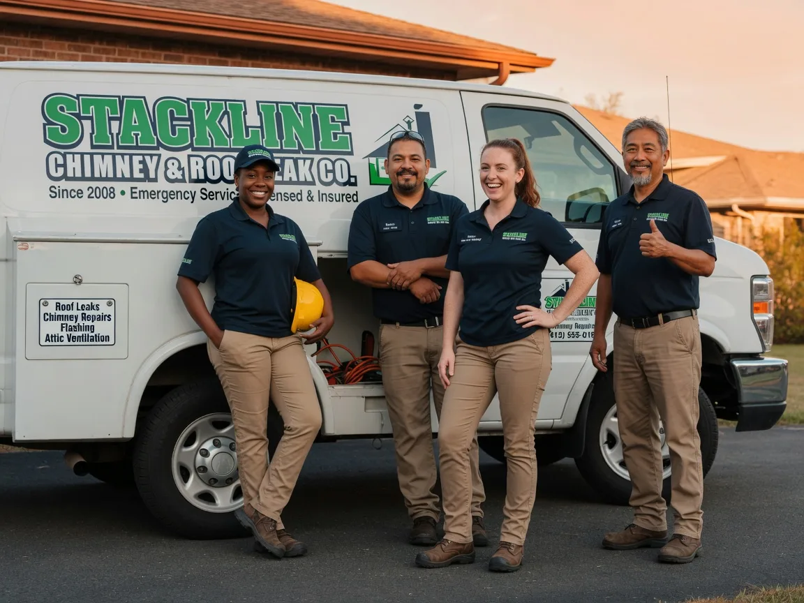 Chimney flashing repair company in Sibley, LA